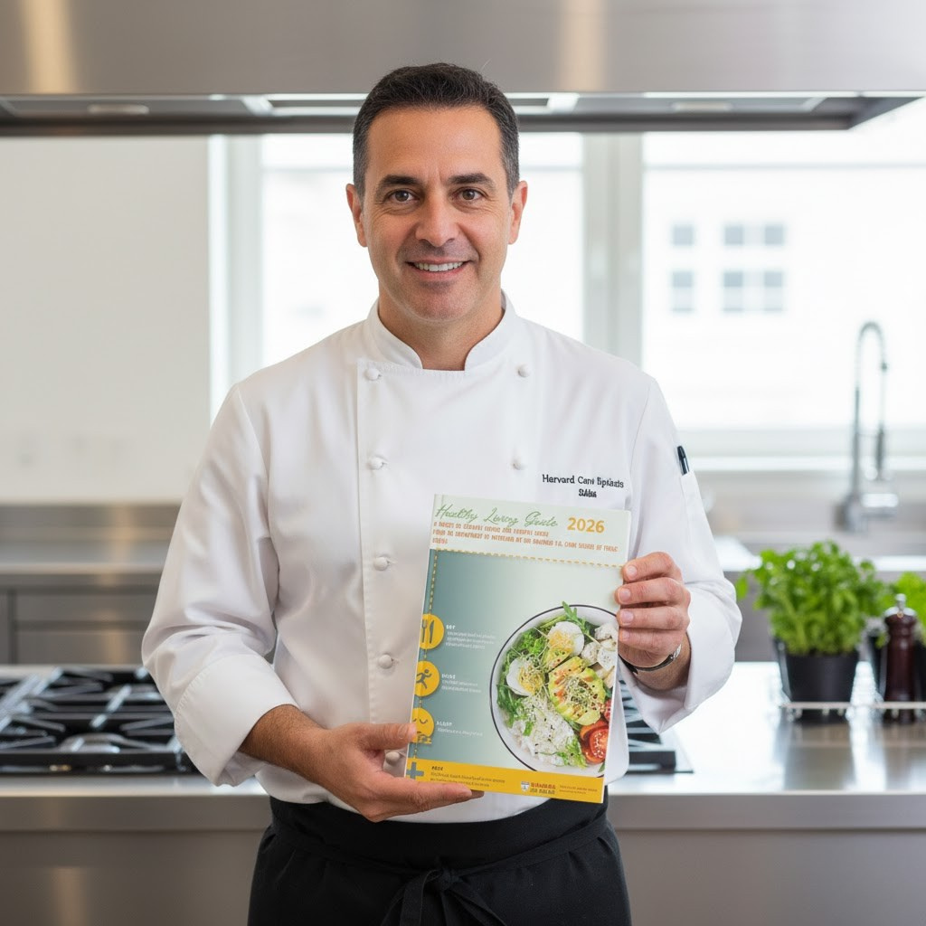 Healthy Living Guide Book Cover